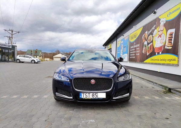 Jaguar XF cena 77900 przebieg: 170000, rok produkcji 2018 z Starachowice małe 211